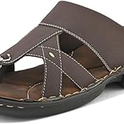 Sandal for Men | Grip Insole for Stability | slippers/sliders for men |mens sandals casual | sandals/slides for men |Modern Look with Straps | Comfortable Footwear (9263)-image-88