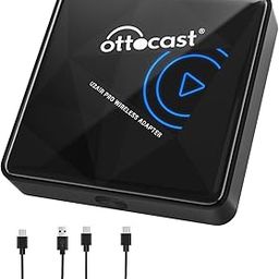 OTTOCAST CarPlay Wireless Adapter for iPhone U2-AIR Pro Wireless CarPlay Adapter Convert Wired to Wireless,Apple CarPlay Wireless Adapter 8S Connection Plug & Play No Lag for OEM Wired CarPlay Cars-0