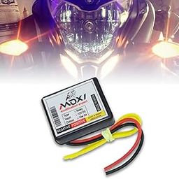 Universal for Bike Hazard Flasher/Blinker Waterproof 16 Patterns Flasher Relay for LED/Bulb Indicators (Hazard Flasher)-1