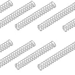 METALLIXITY Compression Springs (0.3x4mm OD,40mm Free Length) 20Pcs, 304 Stainless Steel Extension Spring - for Shop Home Repairs, DIY Projects, Silver Tone-picture-14