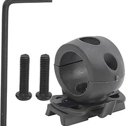 ELBME Flashlight Mount, Flashlight Mount for MICH Portable Flashlight Bracket Flashlight Mount Helmet Flashlight Bracket for Outdoor for Helmet(ArmyGreen)-image-72