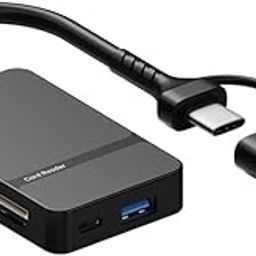 1Goal USB Type C + USB 3.0 8 in 1 Multi-Ports Card Reader Support MS CF TF/SD DHC SDXC for Laptop Mobile Phone Camera-14