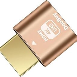 4K HDMI Dummy, HDMI Adapter Plug Virtual Monitor Display Emulator, Headless Display Adapter Supports up to 3840x2160@60Hz, 1080@120Hz DVI EDID Emulator.-image-11