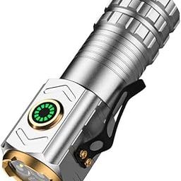 ZEPOLI LED Waterproof Super Bright Torchligh High Power Lumens USB Cable Powerful Flashlight Home, Garden, Street, Lawn, Parking Lot, Camping, Hiking (Silver Torchlight, Torchlight)-23