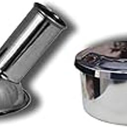 FAIRBIZPS Stainless Steel Urine Pot and Spit Mug Combo - Durable, Rust-Resistant, and Easy to Clean-image-62