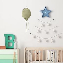 ATORSE Craft Kits A Minimalist Fabric Balloon Decoration 7.87"x23.62" Nursery Wall Decorations Green-Crafts- Fabric-image-27