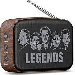 Saregama Carvaan Mini Hindi - Music Player with 401 Pre-Loaded Retro Songs, Bluetooth/FM/AM/AUX, Type-C Charger (Oakwood Brown)-29