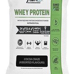 XLR8 Whey Protein Powder with 24 g Protein Content & 5.4 g BCAA, (Cocoa Craze, 136 g (Pack of 4))-image-62