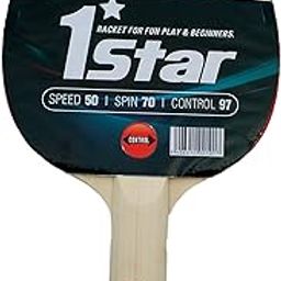Stag 1 Star Table Tennis Racquet | 148 Grams | Beginner | ITTF Approved Rubber | Multicolor Material: Wood-image-52