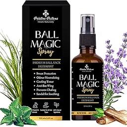 Pristine Potions Ball Magic Spray I Men's Private Parts Deodorant Spray, Hydrating & Refreshing Balls Deodorant Toner, Anti-Chaffing, Anti-Itch – All Skin Type for Men's Odors I 100% Natural I Male Care Hygiene Moisturizer With Sandalwood - 100 ml-32