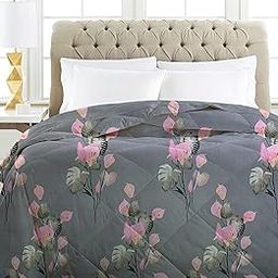 BSB HOME Microfiber Reversible AC Comforter/Blanket for Double Bed | Ultra Soft & Dual Colour All Weather Duvet |Light Grey & Maroon, 200 GSM, 90 x 100 inches-28