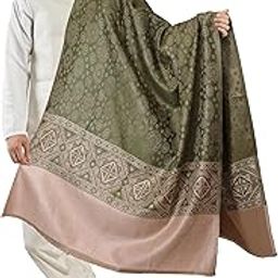 Men's Kashmiri Wool Paisley Design Warm and Soft Shawl-image-60