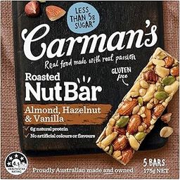 Carman's Roasted Nut Bars- 175gms | With Almond, Hazelnut & Vanilla | High Fiber | Daily Energy Bars | Gluten-free | Vegan-image-6