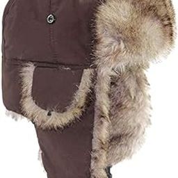 Trapper Warm Russian Trooper Hat Winter Skiing Cap Women Men Windproof (Brown)-picture-16