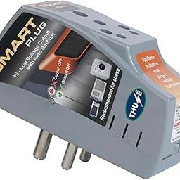 Smart Plug High Low Voltage Cutout/Protector Rated @ 16Amp with Surge Protection Upto 4000 Volts. (Grey)-29