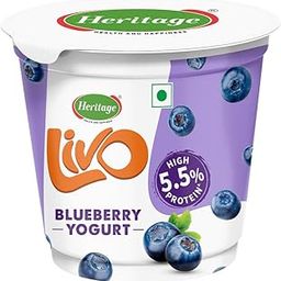 Heritage Blueberry Yogurt 90gms-image-69