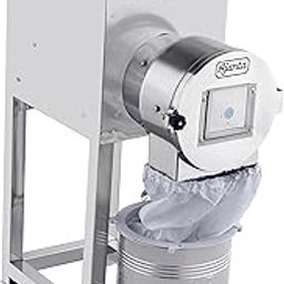 STONELESS Ajanta Domestic Flour Mill AUTOMATIC 2 in 1 3HP Double Chamber SS Pulverizer, Silver-16
