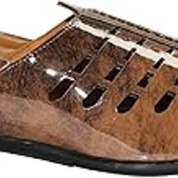 hikbi Patent Leather Ethnic Jutti for Men-picture-4