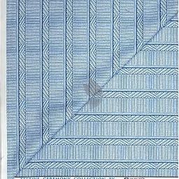 Festive Ceremony Collection Vertical Striped Pattern with HEMP blended Blue (Azure) colour Unstitched Shirt Fabric - 1.6 Mts / VV2252-image-20