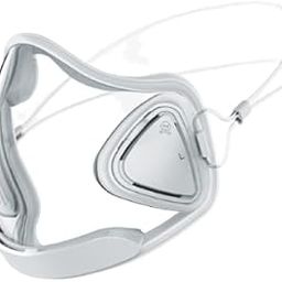 Jelli M1 Transparent Face Mask With Anti-Fog Coating & Adjustable Straps - (White)-image-65