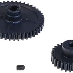 ATORSE Rc Car Motor Gear for 1/14 Wl Toys 144001 Rc Car Upgrade Replacement Black 44T+27T-image-30