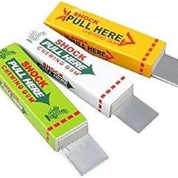 AYRA CRAFTS 2pcs Plastic Harmless Electric Shocking Chewinggum Gag Joke Toy for Friends,Family | Best Fool Practical Joke Toy | Funny Prank Toy (Multiprinted)-21
