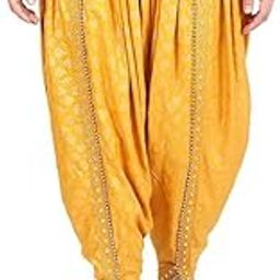 Womens Solid Color Soft Elastic Spandex Yoga Pants Harem Pants (Printed Dhoti)-image-14