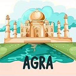 Rubber Rectangular Fridge Magnet Peach Colorful Taj Mahal Agra Travel Souvenir RFM00067-image-2