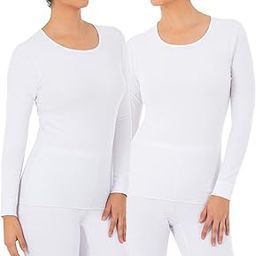 Women's Micro Waffle Premium Thermal Underwear Tee Shirt-picture-27