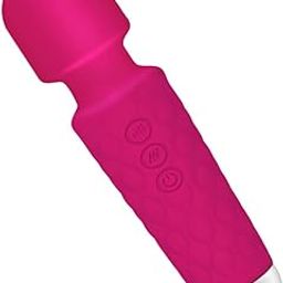 MY EROS Rechargeable Handheld Body Relaxation Massager for Men & Women | 28 Vibration Modes | Waterproof & Cordless | Pain Relief Therapy Tool (Pink)-image-10