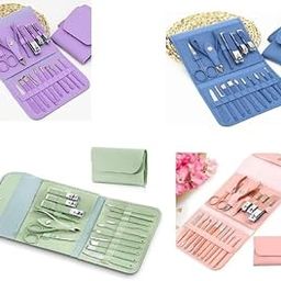 CHEHAR CREATION 16-in-1 Manicure Pedicure Kit | Stainless Steel Grooming Set | Nail Cutter for Women | Nail Scissors | Blackhead Remover Tool | Acne Needle | Professional Nail Care Leather Case-image-7