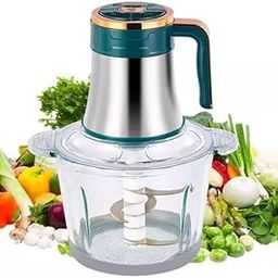 Electric Meat Grinder Multifunction Meat Mincer Stainless Steel Food Chopper Food Processor Machine for Meat, Vegetables, Fruits and Nuts Powerful Motor 5 Gear Control-19