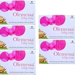 Olemessa Baby Soap - 75 gm, Pack Of 5-image-104
