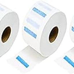 OSEN 3 Rolls 300 Neck Strips Barber Paper Neck Strips for Neck Ruffle Roll Tissue for Salon Beauty Hair cutting Personal and Professional Use (White)-image-93