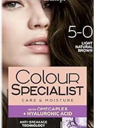 Schwarzkopf Colour Specialist At Home Permanent Hair Colour With Omegaplex Anti-Breakage Technology And Hyaluronic Acid With 2 After Colour Repair Masks For Softer Hair, 5.0 Light Natural Brown 165ml-picture-26