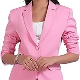Women's Polyester Cotton Blazer-picture-46
