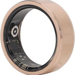 Sanpyl Smart Ring - Health Sleep Monitoring Step Counting - IP68 Wearable Smart Ring with APP, Sleep Tracking Wearable with Charging Case Gold for Men & Women-picture-25