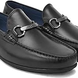 Genuine Italian Leather Loafers Lightweight Loafers Casual Slip-on Cushioned Footbed/Comfortable Fashionable Stylish Flexible for Men-image-25