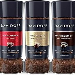 Davidoff Espresso 57, Fine Aroma & Rich Aroma Instant Coffee 100% Arabica, 3.53 oz ℮ 100 g, Variety Pack (Imported)-image-55