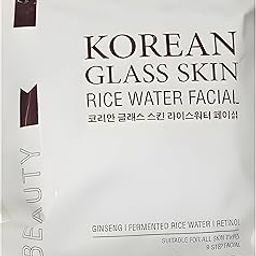 Korean Glass Skin Rice Water Facial kit for women, 9-Step Treatment with Ginseng and Retinol, 100% Organic, sulphate & Paraben-Free,183 gm pack of 1 pc-image-54
