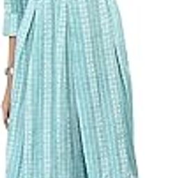B2F Women's Printed Flared Anarkali Maternity Dress, Feeding Kurti with Concealed Zip for Pre & Post Pregnancy-image-92