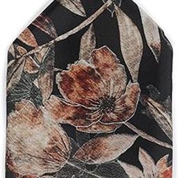 Men Black Print Party Pocket Square-image-135