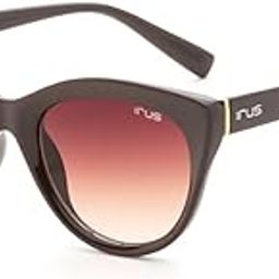 sunglasses| 100% UV protected | Gradient | Full Rim | Cat Eye | Women | Medium | Shiny Brown Polycarbonate Frame | Brown Gradient Polycarbonate Lens-image-5