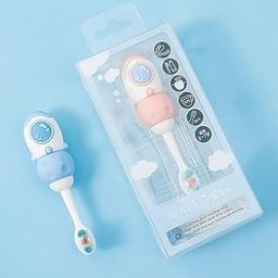 LISHER Kids Toothbrush Space Astronaut Design Soft Tooth Brush, Extra Microfiber Soft Bristles For Children,Kids Oral Health Care 2-12 Years Old (01 Pc.) Manual For, Boys And Girls (Astronaut),Multi-7