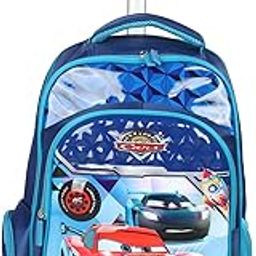 Disney Racing Car School Backpack for Kids |18 Inch Blue Bag with 2 Main Compartments | Kid Waterproof Carry-on Unique & Lightweight | Backpacks for Tuition, School, Picnic - Everyday Use-image-13