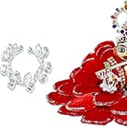 Pure Silver kadule/Bracelets/anklets for laddu gopalji, Radha raniji (SIZE: small/medium/large)-51