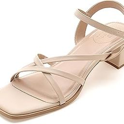 Women's 'Desk to Dinner' Open Toe Sandals (Ortholite Insole|Stylish Heels)-23