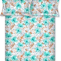 Bombay Dyeing Dream Lover Collection Queen Size Bedsheet 104 TC, 100% Pure Cotton Premium Bedsheet with 2 Pillow Covers | 2.24 M X 2.54 M |-30