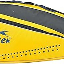 Striter Collection Double Compartment - Badminton/Tennis Kitbag (Yellow) (Yellow)-image-44