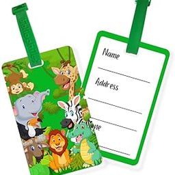 Zootii Writable Transparent Bag Luggage Tags PVC Luggage Labels for Suitcases with Name Address Phone Number Travel for Baggage Identity ID for Trolley Suitcase-picture-3